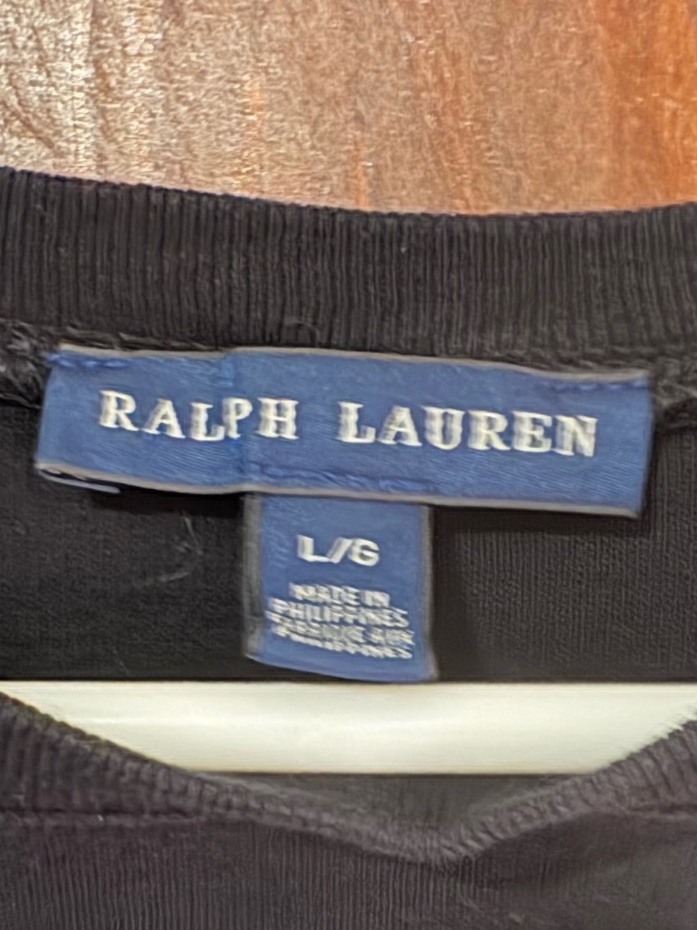 Women’s Ralph Lauren Black Crew Neck Long Sleeve Shirt - Picture 2 of 6